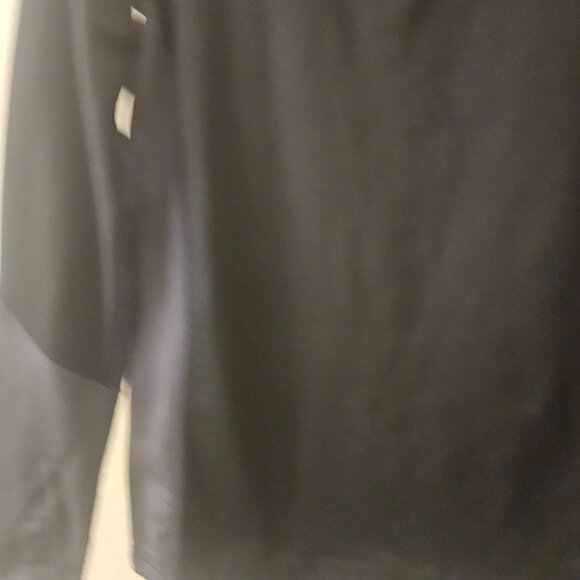 XPS quarter zip black warm base layer thumb holes workout running hiking shirt M - Picture 6 of 7